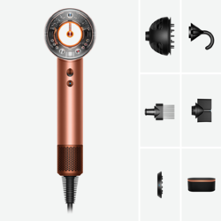 Uscător de păr Dyson Supersonic Nural HD16, Amber silk - Pink champagne