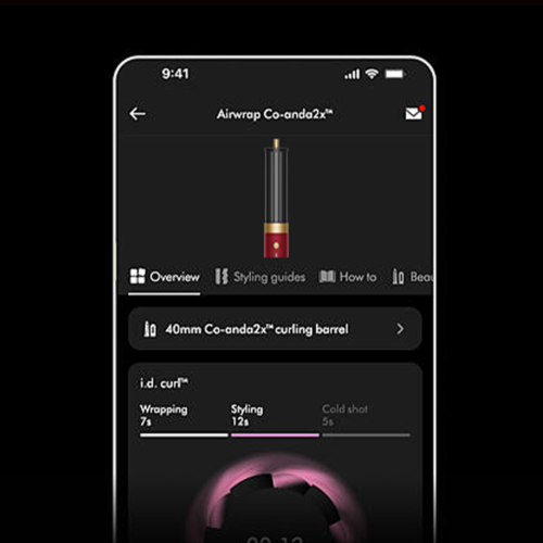 telefon cu dyson airwrap coanda 2 rosu