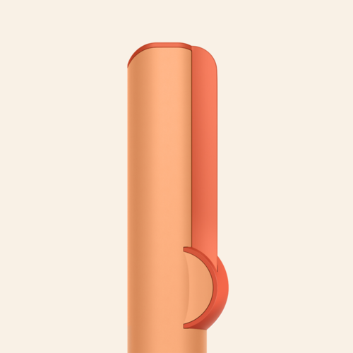 close-up dyson airstrait ceramic apricot