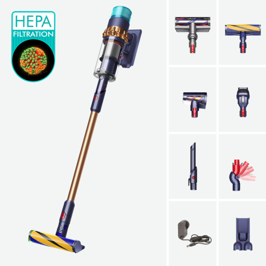 Aspirator vertical fără fir Dyson Gen5 Detect Absolute (Albastru de Prusia/Cupru intens)