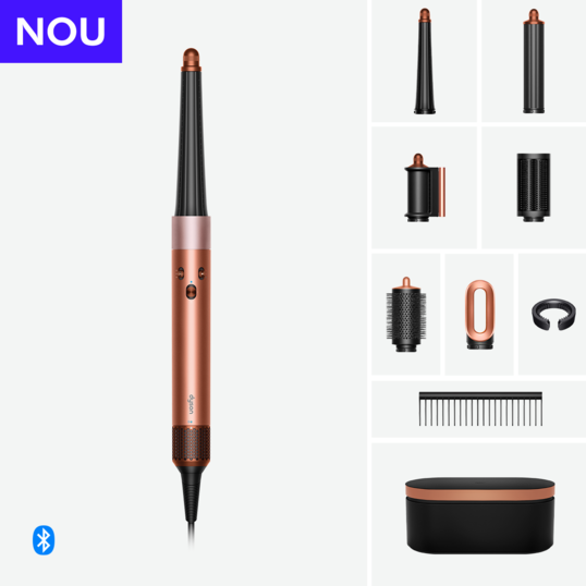 Ondulator multistyler Dyson HS08 Airwrap i.d.™, Amber silk / Pink champagne Ondulator multistyler Dyson HS08 Airwrap i.d.™, Amber silk / Pink champagne