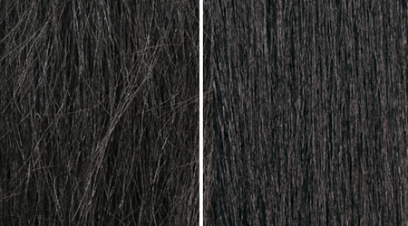 Rezultate pe păr drept